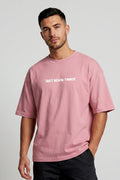 Just Beach Things Oversized T-Shirt – Flamingo Pink Edition