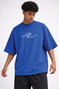 Chase Waves – Ocean Blue Oversized T-Shirt