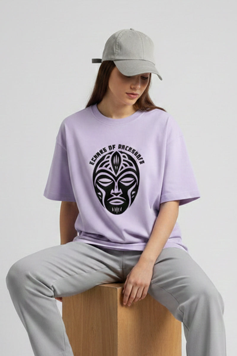 Echoes of Ancestors Oversized T-Shirt - front view