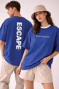 Escape Oversized T-Shirt – Ocean Blue Edition