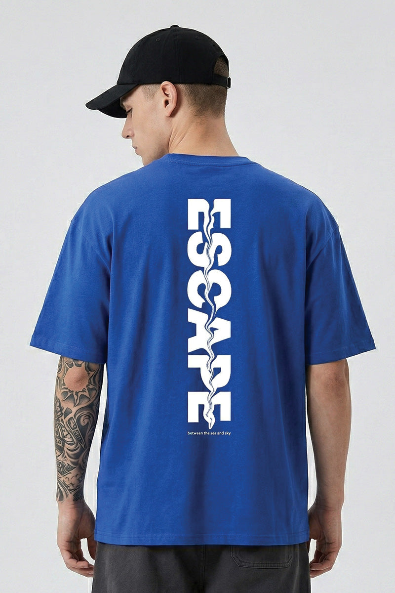 Escape Oversized T-Shirt – Ocean Blue Edition