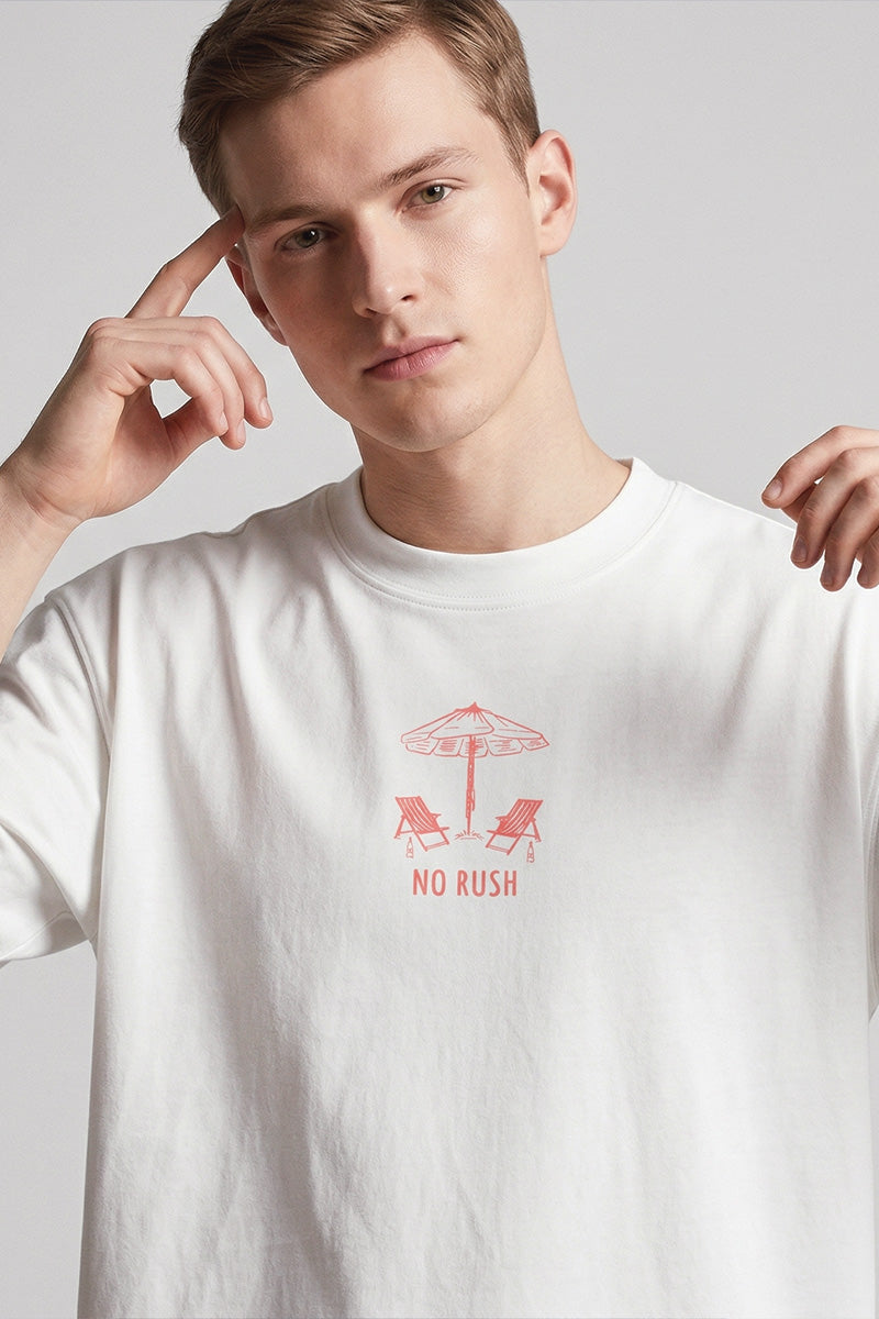 No Rush Oversized T-Shirt – Island State of Mind Edition
