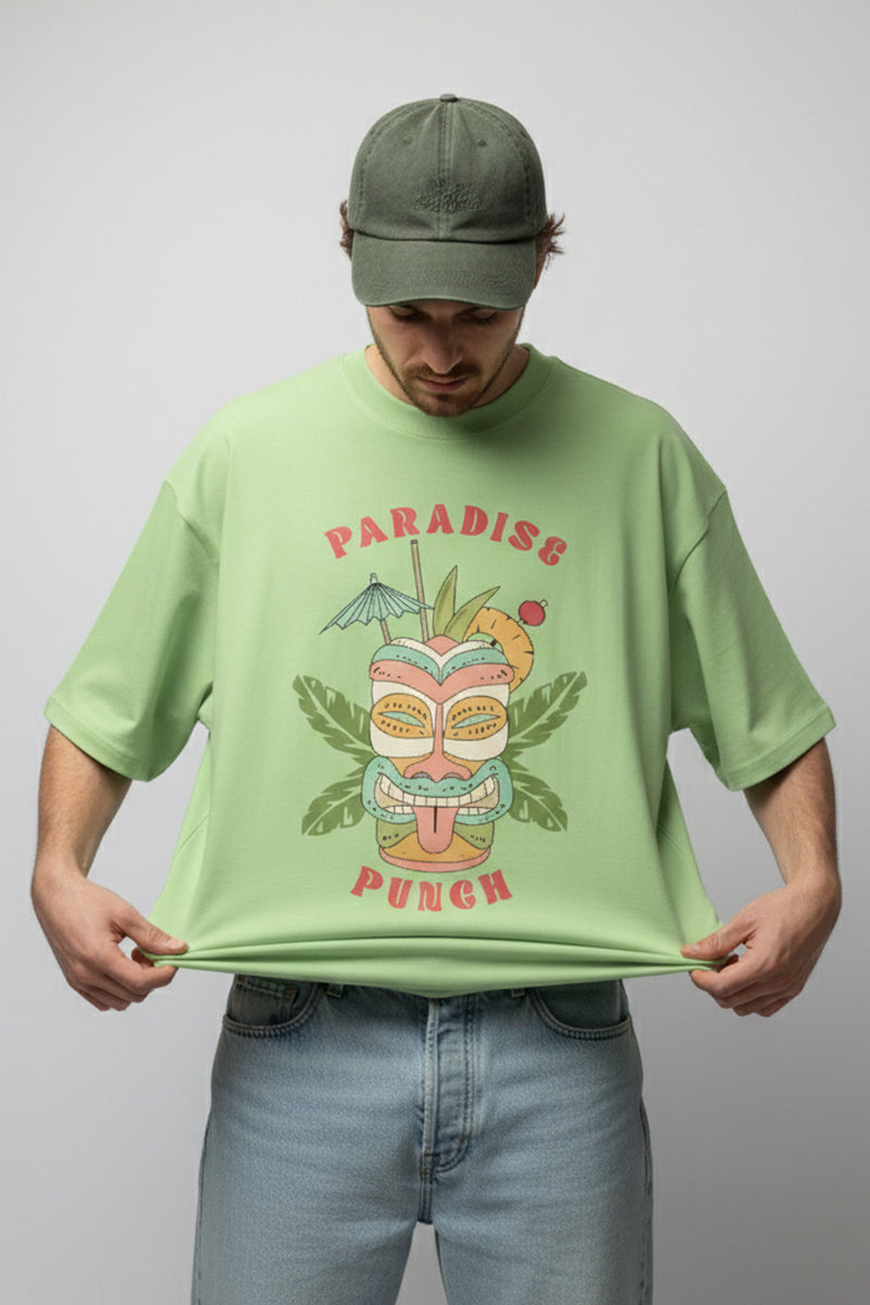 Paradise Punch Oversized T-Shirt - front view
