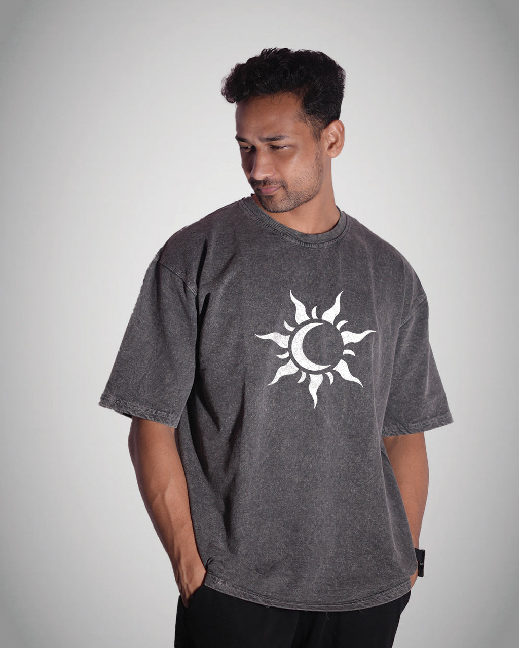 Sun & Moon Oversized Tee