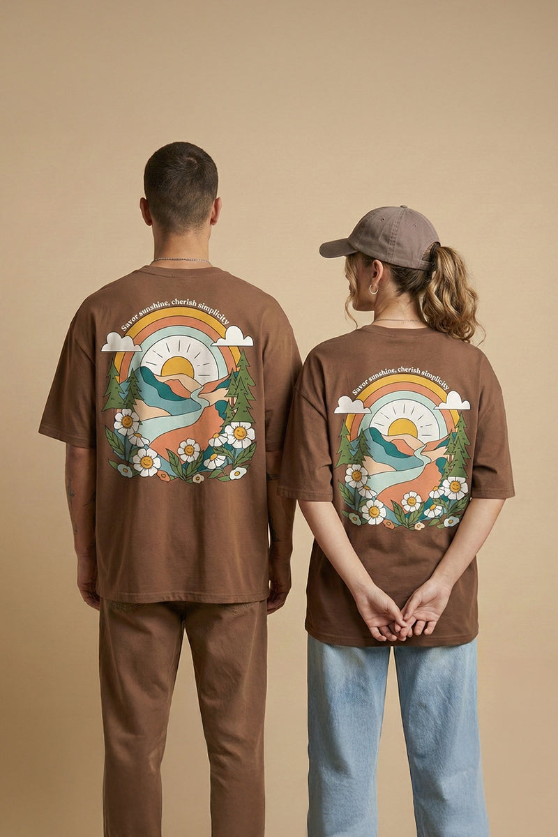 Savor Sunshine Graphic Tee - Cherish Simplicity Edition - front view
