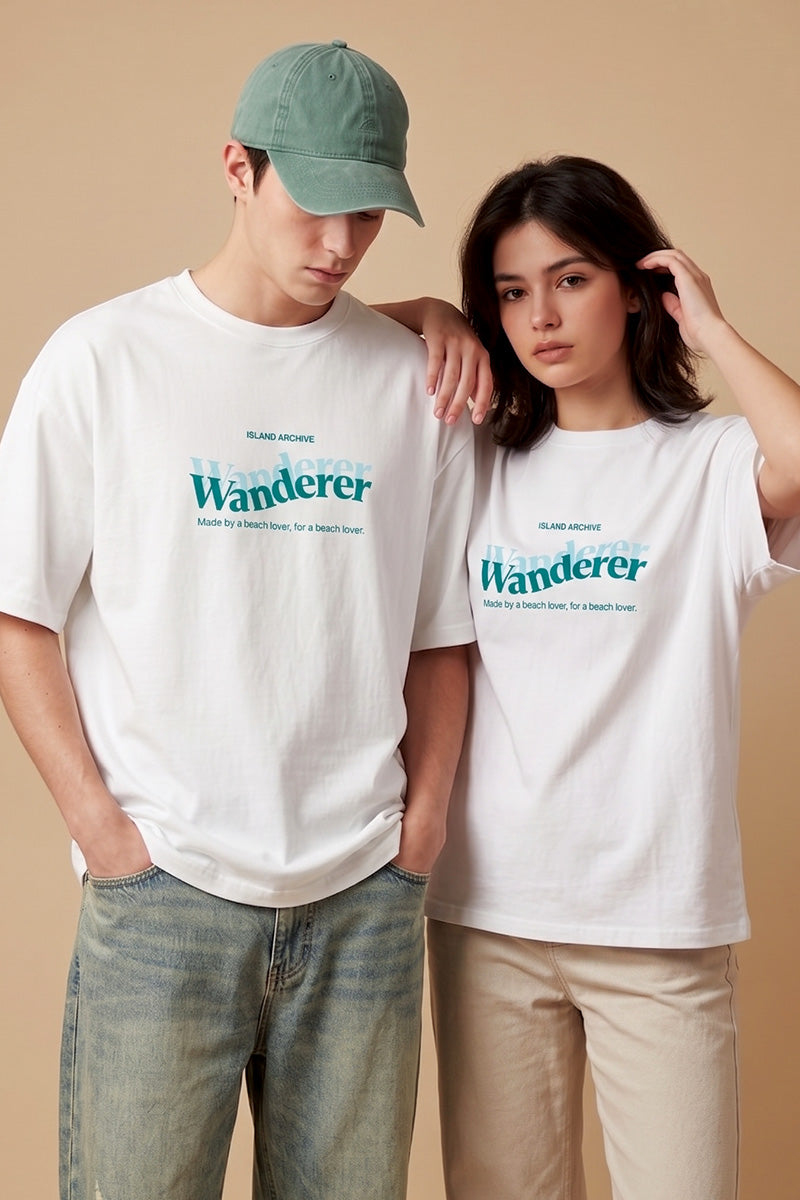 Wanderer – Island Archive Oversized T-Shirt - front view