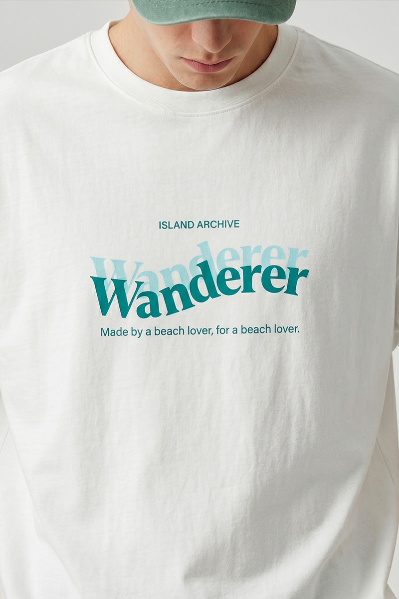 Wanderer – Island Archive Oversized T-Shirt - back view