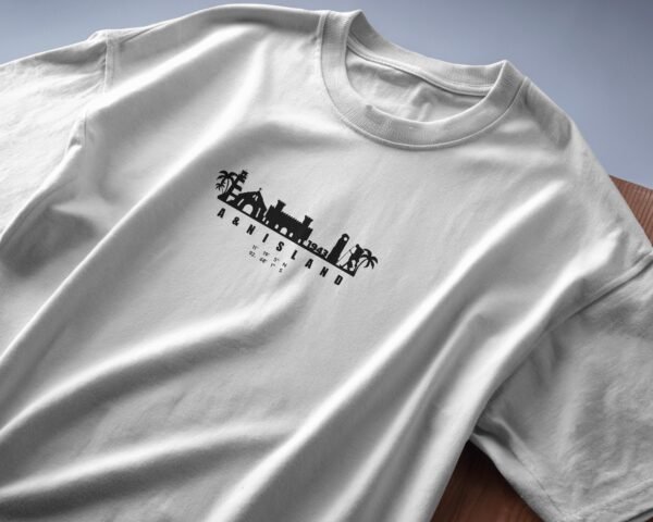 A&N Island White Oversized Cotton T-Shirt – Explore the Andaman Vibes!