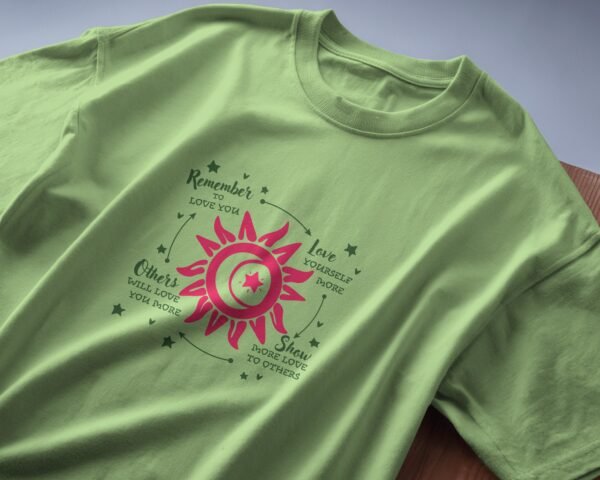 Love in Bloom Oversized Graphic T-Shirt - Image 4