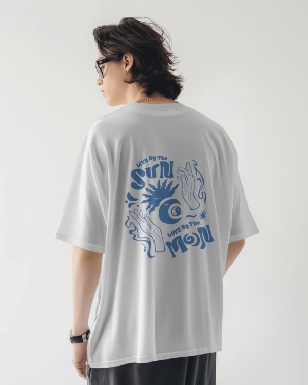 Sun & Moon Oversized Tee - Image 2