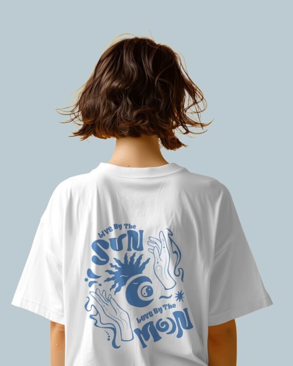 Sun & Moon Oversized Tee - Image 4
