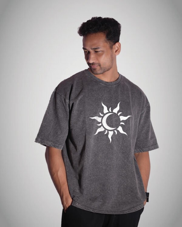 Sun & Moon Oversized Tee - Image 2