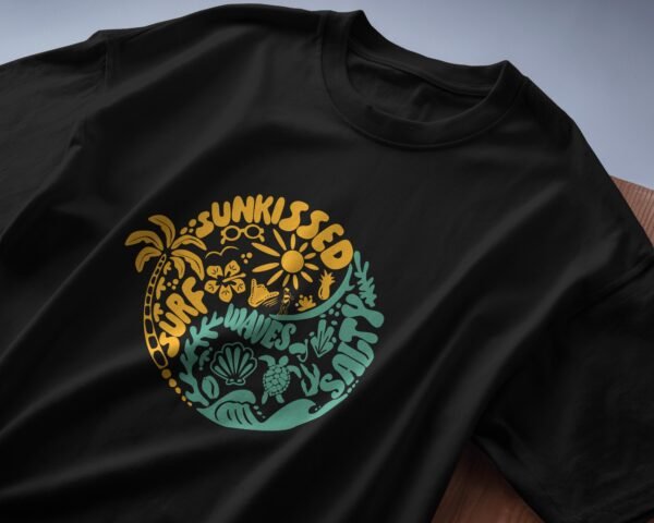 Tropical Bliss Oversized Tee - Image 4