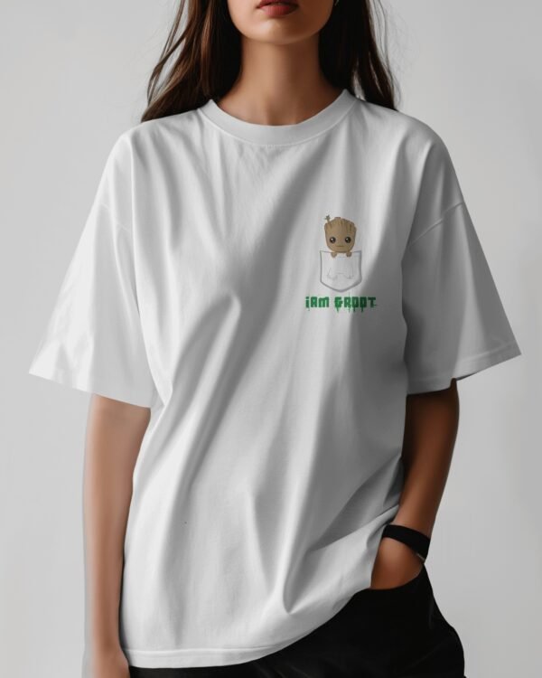 I Am Groot Oversized T-Shirt - Image 2